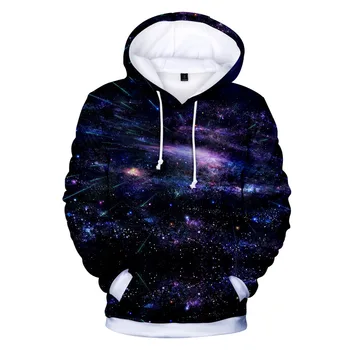vėliau harajuku Erdvė, Galaxy mados hip-hop sport 3d hoodies puloveris vyrų, moterų Hoodie atsitiktinis ilgomis Rankovėmis 3D Megztiniai su Gobtuvu