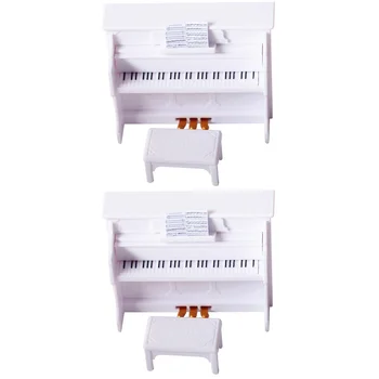 Pianomini Baldai Toyornament Priemonė Modelio Miniatiūra Grand House Priemonių Priedai, Muzikos Vertikaliai Decorationskit