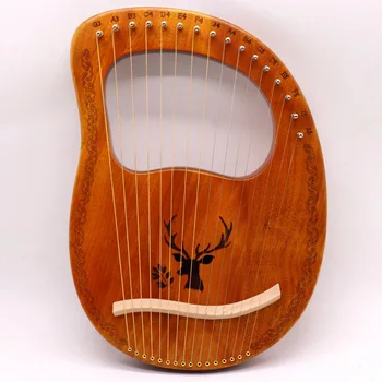Senovinių Medinių Lyra Arfa 16 String Rinkinys Miniatiūriniai Raudonmedžio Arfa Fanera, Muzikos Instrumentus Mini Muzik Aletleri Namų Dekoro AH50SQ