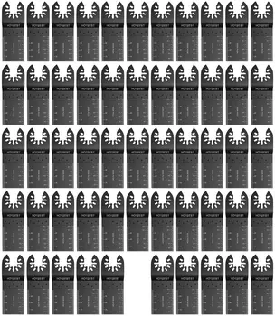 50Pcs Vibraciniai Medžio Pjūklų Profesinės Multitool Greito Atleidimo Pjūklų Tinka Porter Kabelis Rockwell Makita Black Decker
