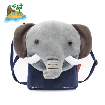Gyvūnų dramblys vaikų krepšys mielas animacinių filmų Pečių Maišą Mergina maišelį animacinių filmų mobiliojo telefono krepšys