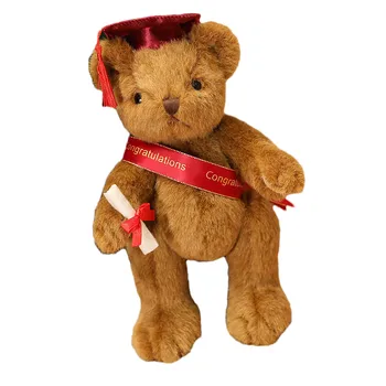 Baigimo Teddy Bear Dr. Turėkite Su Baigimo Bžūp Baigimo Pliušinis Iškamša Baigimo Dr Pliušinis Meškinas Dovana Mokyklos Baigimo
