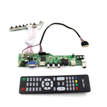 M6V5 LCD TV valdiklio plokštės su TV AV VGA Audio USB HDMI-Suderinama 1366X768 LCD B116XW02 LP116WH1-TLA1 N116BGE-L41