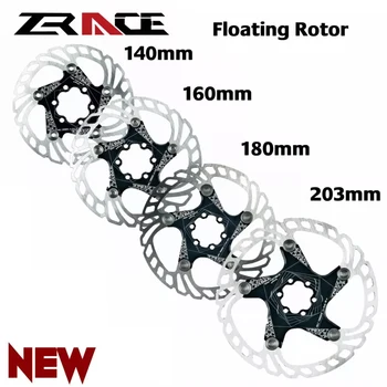 ZRACE-rotoriaus flotante de freno para bicicleta, fuerte disipación de calor, 140mm, 160mm, 180mm, 203mm
