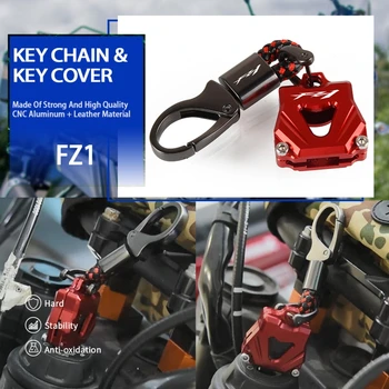 Už Yamaha FZ 1 FZ1 FZ-1 2001-2015 FZ1 FAZER FZ1FAZER Motociklo Raktų pakabukai Keychain & Key Dangtelis Apsaugos Klavišus Atveju Apvalkalas