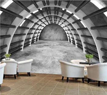 Custom papel parede koridoriaus salė pratęsimo kosmoso 3d modelį, svetainė, miegamasis, sofa fone sienų apdaila tapetai