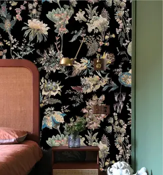 beibehang užsakymą Šiuolaikinės pink gėlių sienos popieriaus namų dekoro fono nuotrauką 3d tapetai, freskos, miegamojo kambarį, sienų danga