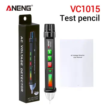 ANENG VC1015 Ne-susisiekite su AC Įtampos Detektorius Testeris, Matuoklis 12V-1000v Pen Stilius Elektros Indikatorius LED voltmetras Vape Pen