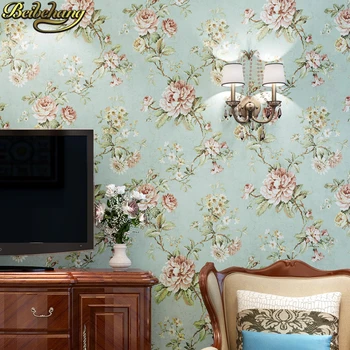 beibehang papel de parede 3D Amerikos šalyje sielovados gėlių tapetai, sienų, lubų dažymas tapetų kambarį namų dekoro