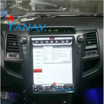 Vertikalus ekranas, automobilių GPS navigacija-Toyota Fortuner 2007-2015 automobilio garso sistemos Multimedia Grotuvas 