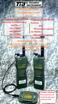 TS TAC-DANGUS TRI Priemonė Naujai modernizuoti KLR-152 (DAUGIARUOŽÝ) 15W 12,6 V Multi-band Nešiojamą FM Radijo