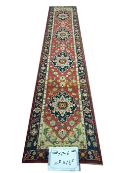 Originalus bendra eksporto turkų rankų darbo kilimų OUSHAK Ozarks grynos vilnos kilimas X11-6 2.5x13.5gc158zieyg14