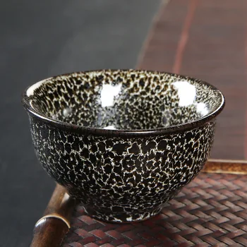 2 rankų darbo, arbatos rinkiniai, arbatos puodelis su juoda dangus, Yao modelis, Master Cup, keramikos arbatos degustacija, vienos taurės, krosnies įstiklintas arbatos dubenėlį