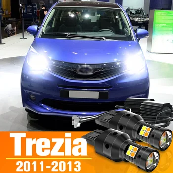 2vnt Dvitinklis Režimas, LED Posūkio Signalo+Šviesos važiavimui Dieną DRL Reikmenys Subaru Trezia 2011 2012 2013