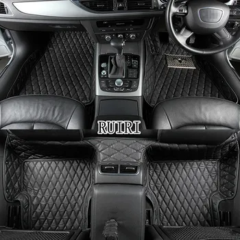 Aukštos kokybės! Custom specialių grindų kilimėliai Dešinėje pusėje Naujų Land Rover Range Rover 2018-2014 neslidus kilimai,Nemokamas pristatymas