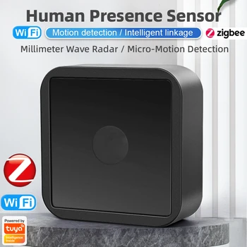 WiFi Zigbee Tuya Smart Žmogaus Buvimo Jutiklis Micro-motion Detect Žmogaus Judesio Detektorius Smart Home PIR, Judesio Jutiklis, Detektorius