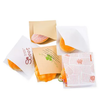 Pergamento Popieriaus Kepimo Popieriumi Oro Kepti Kraft Paper Bag Chip Sandwich 