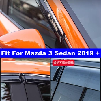 Šoninio Lango Angos Skydelis Nuo Saulės Lietaus Reflektoriai Guard Markizės Pastogę Klijais Padengti Priedai Tinka Mazda 3 Sedanas 2019 - 2022