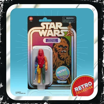 Hasbro Star Wars Retro Kolekciją Chewbacca Multi-Colored Prototipas Leidimas, Eis 3.75 Colių Veiksmų Skaičius Žaislas