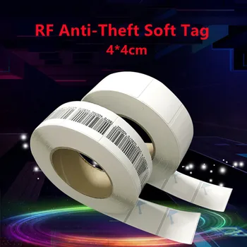 1000PCS prekybos Centrų Prekių Anti-theft Minkštas Etiketės RF(8.2 Mhz) Kosmetika Biblioteka RF Anti-theft Lipdukas