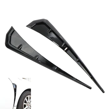 Automobilių priedai 1 pora aukštos kokybės ABS pusės sparno tipo oro angos sparno padengti apdaila dekoratyvinis lipdukas