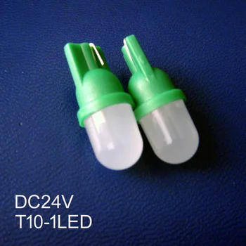 Aukštos kokybės 24V T10 šviesos,w5w 24V,194,168 lemputė,DC24V Led lemputė šviesos,T10 Pleišto šviesos,24V lemputės,nemokamas pristatymas 10vnt/daug