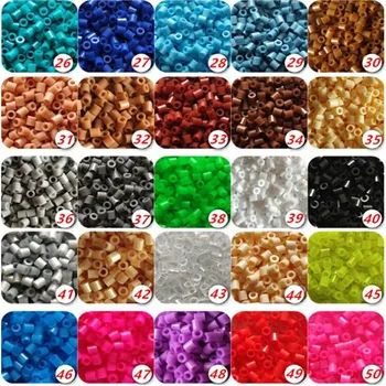 10 spalvų 10000 vienetų, 5mm hama karoliukai perles a repasser karoliukai EVA mergina dovana vaikams, suaugusiems saugiklis granulių 
