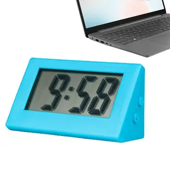 Mini Laikrodis Tylus Veikimas Maža Elektros Laikrodis Skystųjų Kristalų Plonas Skaitmeninis Laikrodis, Elektroninis Laikrodis Mygtuką Baterijos Namų