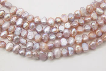 5strands gėlavandenių perlų, raudonos spalvos baroko prarasti karoliukai gamta priėmimo papuošalai karoliai 14inch FPPJ didmeninės