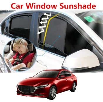 Už Mazda 3 Automobilio Langą skėtį nuo saulės Magnetinis Akių Uždanga UV Apsauga Mazda 3 Axela 2019 2020 2021 Sedanas Hečbekas Priedai