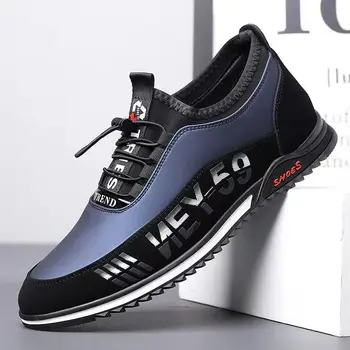 2022 Naujas mažas odos batai butas mažas-top PU maža juoda atsitiktinis batai, vyriški batai, suknelė, batai, vyrams, mokasīni, vyrams juodi batai