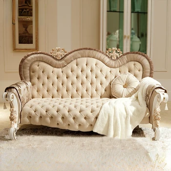 Versalio prancūzijos teisme, sofos, kušetės, su medžio masyvo audinys art Europos baldų pritaikoma sofa