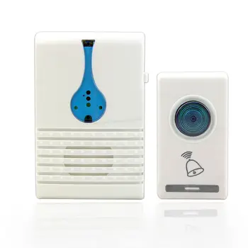 Belaidis Durų Varpelių Doorbell Bell Nuotolinio Valdymo 32 Melodija Dainos 100M Diapazonas Namuose