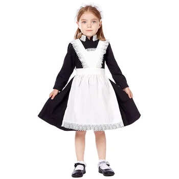Karnavalas Helovinas Mergina Viktorijos Abbey Kambarinės Kostiumas Mažai Namas Prairie Mergaitės Knyga Savaitę Cosplay Išgalvotas Šalis Suknelė