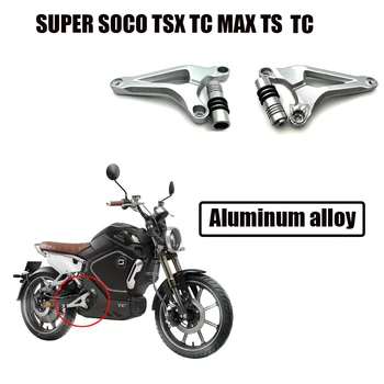Super SOCO Motoroleris TC TC MAX TS TSX TS 1200 Originalūs Priedai Priekiniai Pedalo Asamblėjos Prisijungimas Laikiklis Pedalo Vamzdis Pedalas