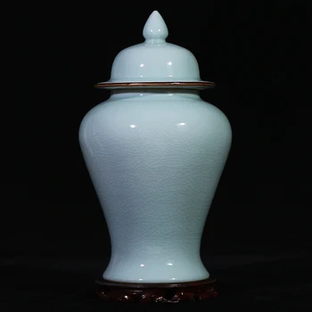 Jingdezhen europos sąjungos Oficialusis Krosnį Atidaryti Namų Reikmenys Kambarį Papuošalų Laikymo puodą Šventykla jar kreko mėlyna porceliano keramikos jar