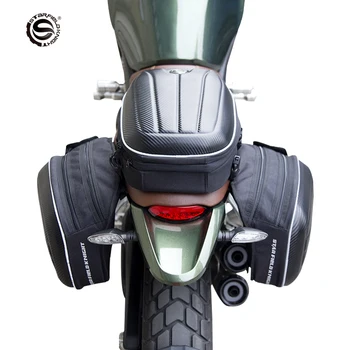 SFK Motociklo Uodega Maišo Oksfordo Juoda Motociklo Kelionės Įranga Galinės Sėdynės Balno Krepšiai dvipusės Maišelį, Rasės, Jojimo Motokroso