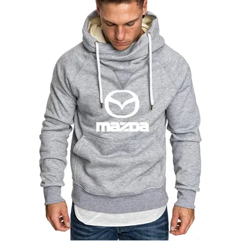 Pavasarį, Rudenį Naujas Vyrų Hoodies Mazda Automobilio Logotipas spausdinimo Mados Mados atsitiktinis Vyrų Hoodie hip-hop Atsitiktinis Vyrų Palaidinukė