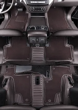 Custom specialių automobilių kilimėliai Mercedes Benz GLS 450 2023 6 7 sėdimos vietos X167 patvarus dvigubai sluoksnių kilimai GLS450 2022-2020