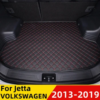 Automobilio bagažo skyriaus Kilimėlis Volkswagen VW Jetta 2013-19 Butas Pusėje Vandeniui atsparus Galinis Dangtis Kilimų Padas AUTO Uodega Priedai Įkrovos Linijinės