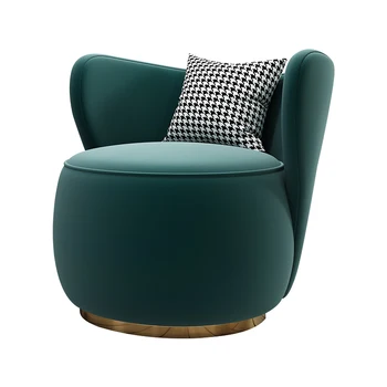 Italijos šviesos prabangos dizaineris laisvalaikio kėdė Šiaurės kambarį atskiros sofos, kėdės kūrybos medžiaga tigras kėdė