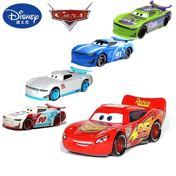 Disney Pixar Cars 2 3 Lieti Modelis Žaislas Automobilis Anime Pav Sally Carrera Mater McQueen 1:55 Diecast Transporto Priemonės Vaikams, Žaislai, Kalėdų Dovana