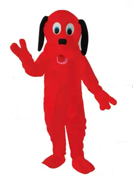 NAUJAS ATVYKTI ,šuo raudona Suaugusiųjų Dydis animacinių filmų Talismanas Kostiumas Fancy Dress Gyvūnų talismanas kostiumas nemokamas pristatymas