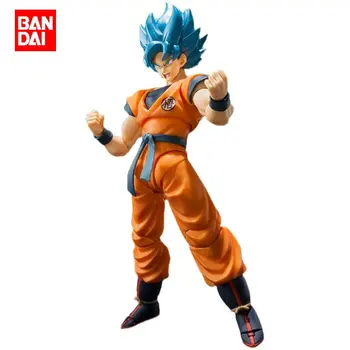 Bandai S. H. Figuarts DRAGON BALL Saiyan Sūnus Gokuu europos sąjungos Oficialusis Autentiški Duomenys Anime Dovanos Kilnojamojo kolekcinių modelių Žaislas Helovinas