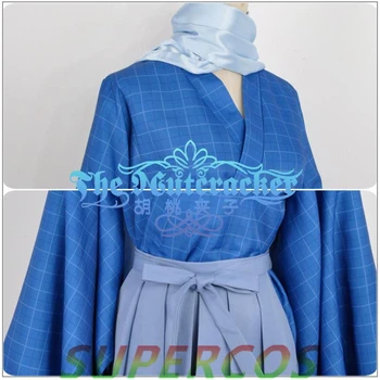 Nemokamas Pristatymas! Touken Ranbu Internete Yamatonokami Yasusada Pledas Spausdinti Mėlynas Kimono Cosplay Kostiumas ,Idealiai Pritaikytą tik jums!