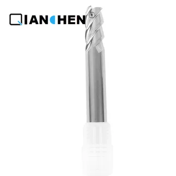 Qianchen aukštos kokybės stiprumo CNC pramonės, suapvalinti nosis peilis D3r0.2*7*50*4T D4r0.2*10*50*4T D4r0.5*10*50*4T Frezavimo Cutter