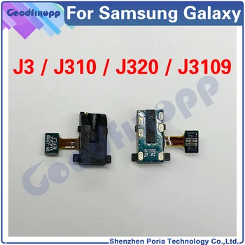 Samsung Galaxy J3 Skyrius 2016 J310 J3109 J320 Garso Ausinių Lizdas Flex Kabelis Pakeitimo