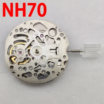 Japonija NH70/NH70A Tuščiaviduriai Automatinis laikrodis Judėjimo 21600 GPH 24 Brangenybės Didelis Tikslumas Brangenybės Japonija Žiūrėti Endoprotezai