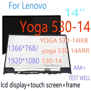 14.0 Colių HD FHD LCD LENOVO JOGOS 530-14IKB jogos 530-14ARR 530-14 53014 LCD Ekranas Jutiklinis Ekranas skaitmeninis keitiklis ASAMBLĖJOS 81H9