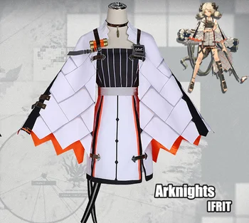 Žaidimas Arknights Anime Cosplay Kostiumų Lfrit Moterų Uniformos Suknelė Karnavalas Helovinas Nauja